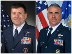 Col. Marty Reynolds and Col. Mark Williamson lead Offutt Air Force Base in Bellevue, Neb.